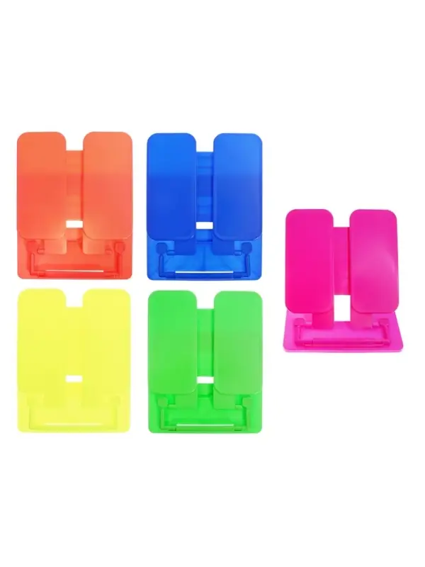 Подставка для книг и учебников, премиум, Calligrata, пластик, яркий МИКС