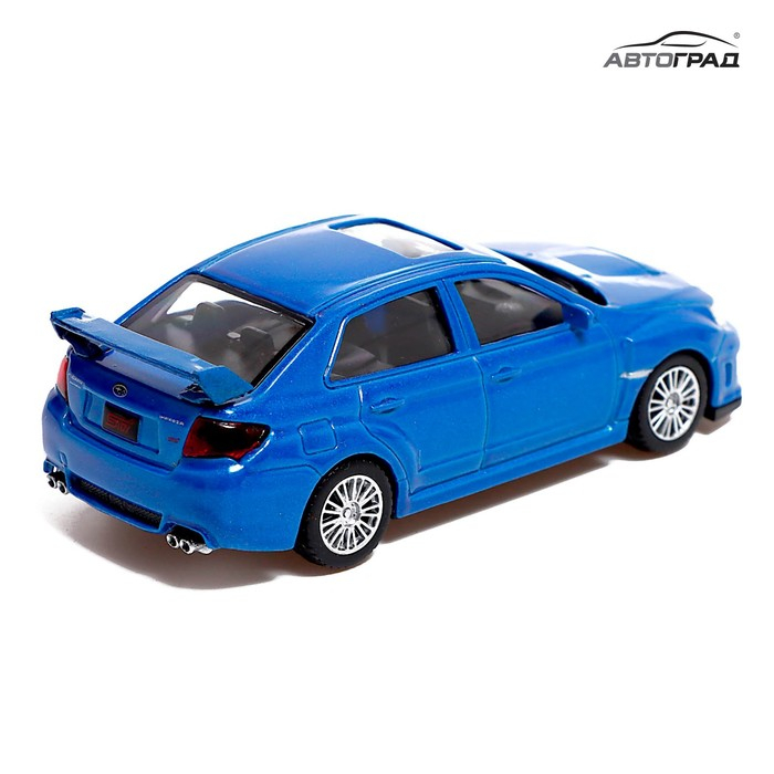 Машина металлическая SUBARU WRX STI, 1:43, цвет синий Машина металлическая SUBARU WRX STI, 1:43, цвет синий