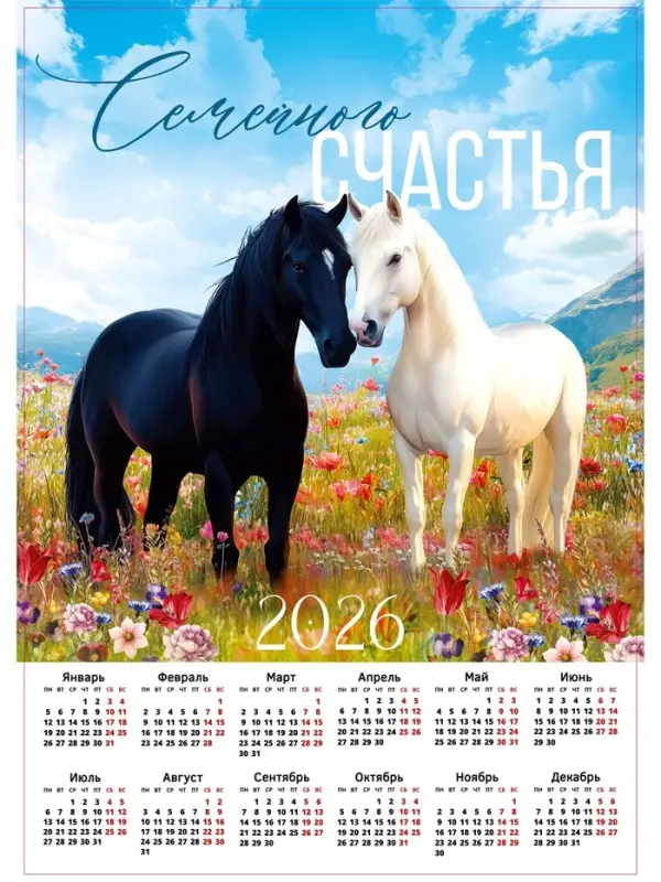 Календарь 2026 &laquo;Семейного счастья&raquo;, А2