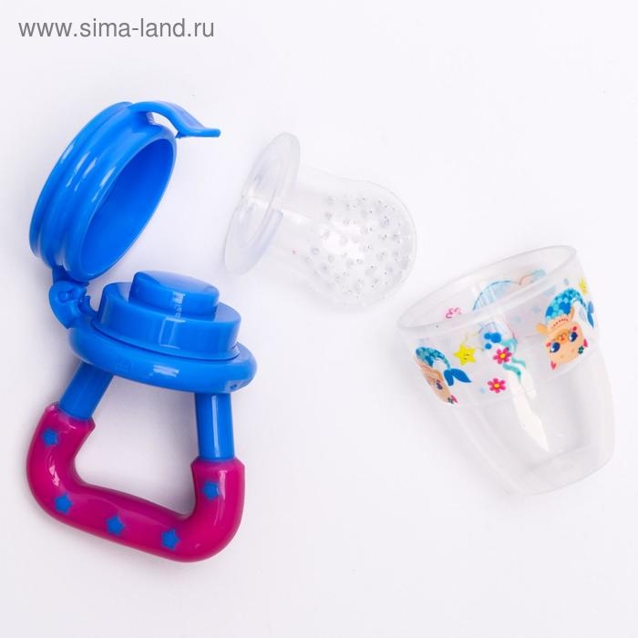 Ниблер для прикорма с силиконовой сеточкой «ТРЕНД. Которусалка» Ниблер для прикорма с силиконовой сеточкой «ТРЕНД. Которусалка»