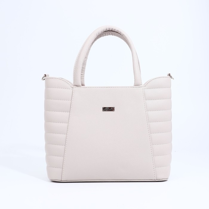 Сумка-тоут Сумка-тоут "Оливи" на молнии, цвет серый