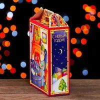 Подарочная новогодняя коробка «Гномы» 16.8×7×25 см Подарочная новогодняя коробка «Гномы» 16.8×7×25 см