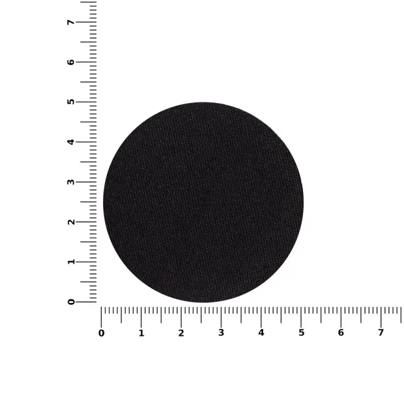 Наклейка тканевая Lunga Round, M, черная Наклейка тканевая Lunga Round, M, черная