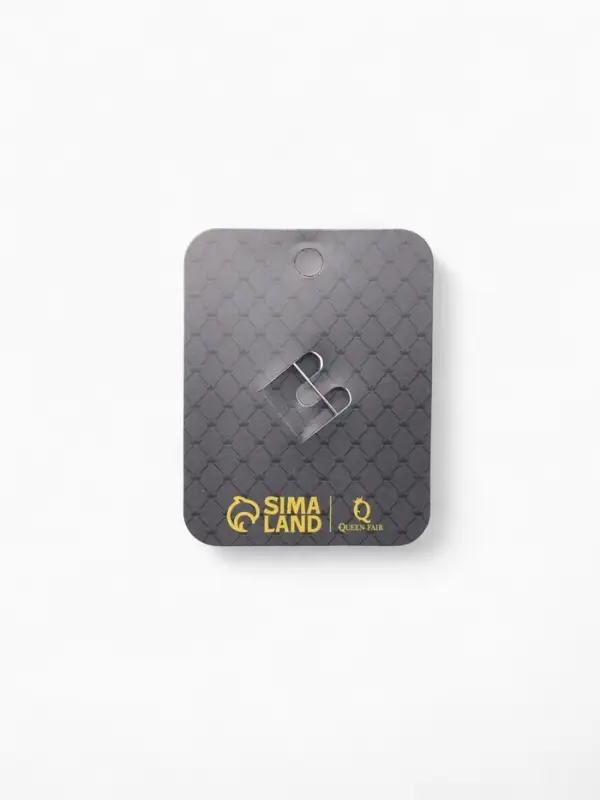 Брошь &laquo;Змейка&raquo;, белая в серебре