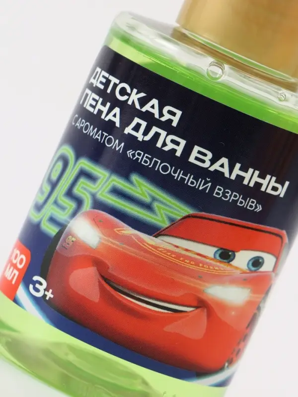 Детская пена для ванны, аромат яблочный взрыв, 100 мл, Машинка Детская пена для ванны, аромат яблочный взрыв, 100 мл, Машинка