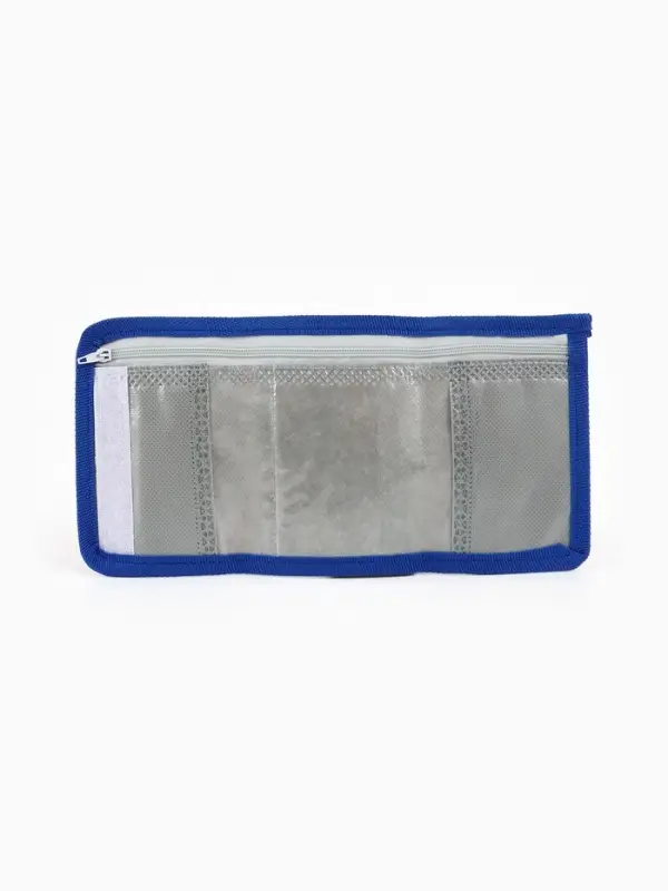 Кошелек детский на липучке &laquo;Тачки&raquo; синий 9&times;9&times;1