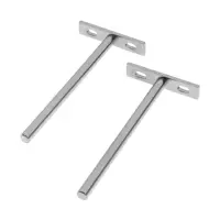 Полкодержатель CAPPIO PS002, скрытого монтажа, 67х145 мм, набор 2 шт