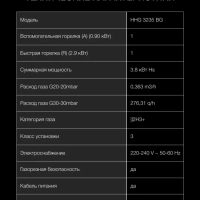 Газовая варочная поверхность HHG 3235 BG