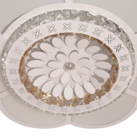 Люстра с ПДУ "Гранде" LED 160Вт 3000-6000К белый 50х50х9 см BayerLux