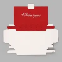 Коробка подарочная сборная &laquo;Новогодние шары&raquo;, 20&times;2&times;10 см