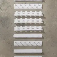 Органайзер для украшений QF &laquo;Настенный&raquo;, 15&times;8&times;3 см, набор 9 шт., белый