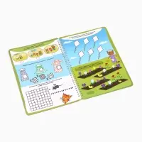 Книга многоразовая &laquo;Замечательные задачки&raquo;, А4, 32 стр., 4 маркера, Три кота