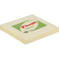 Стикеры Z-сложения КОМУС с клеев.краем Z-блок 76х76 желтый 100л