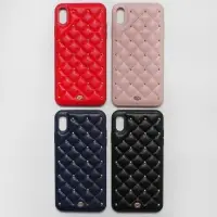 Чехол iPh XS Max ромб кожа