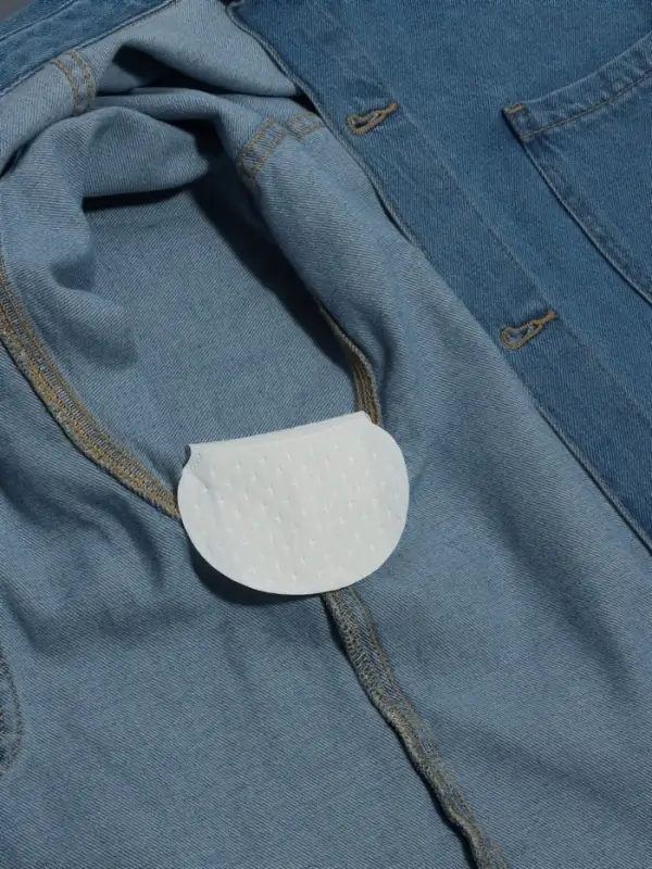 Набор защитных вкладышей для подмышек, самоклеящиеся, 6 пар, белый