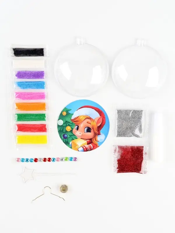 Набор для творчества: шар-фреска «Лошадка» Набор для творчества: шар-фреска «Лошадка»