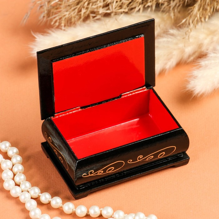 Шкатулка «Тройка», 6×9 см, лаковая миниатюра Шкатулка «Тройка», 6×9 см, лаковая миниатюра