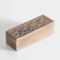 Шкатулка &laquo;Цветы&raquo;, 20&times;7&times;6 см, МДФ