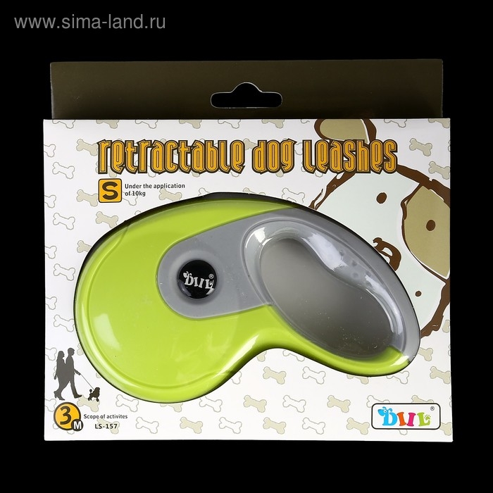 Рулетка DIIL, 3 м, до 10 кг, лента, прорезиненная ручка, зеленая с серым Рулетка DIIL, 3 м, до 10 кг, лента, прорезиненная ручка, зеленая с серым