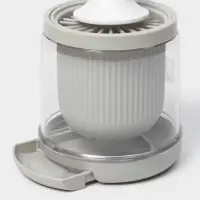 Ёршик для унитаза SAVANNA, настенный, силиконовый, с ёмкостью для моющего средства, 10.5&times;10.5&times;41 см, белый