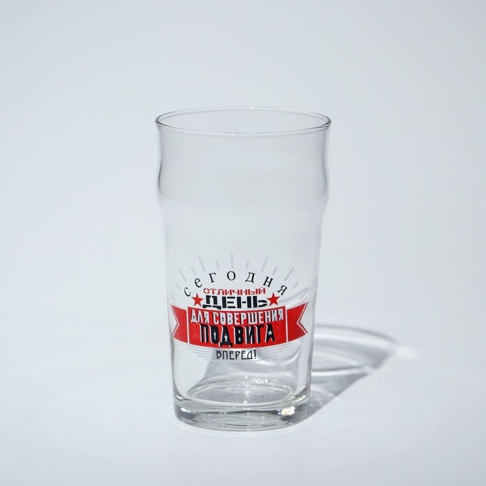 Стакан стеклянный для пива «Пейл-эль. Мужские надписи», 570 мл