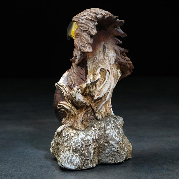 Часы настольные интерьерные каминные Часы настольные интерьерные каминные "Голова орла", 22 х 15 х 29 см 3940755