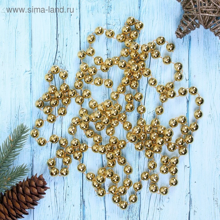 Бусы на ёлку 2,7 м Бусы на ёлку 2,7 м "Шарики" d-12 мм, микс