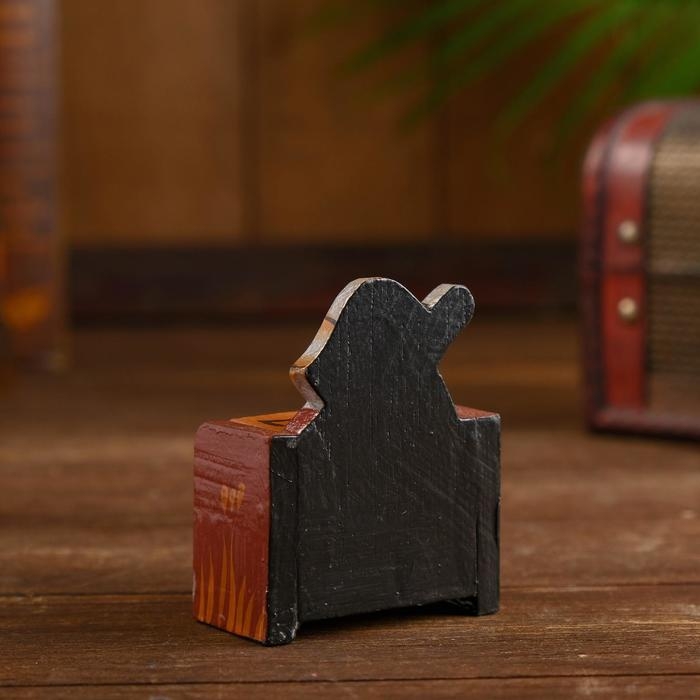 Календарь настольный "Черепаха" дерево 10х7 см