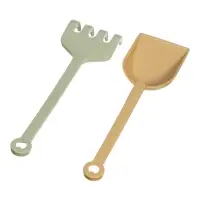 Песочный набор № 174 "Зефир", ведро-цветок 0,3 л, сито, грабли, совок, 2 формочки 01874