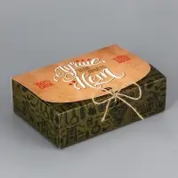 Подарочная коробка сборная &laquo;Мужская&raquo;, 16.5&times;11, 5&times;5 см