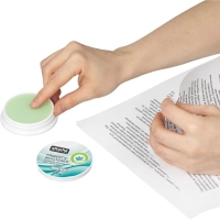 Подушка для смачивания пальцев гелевая гелевая Attache Selection Алоэ Вера,