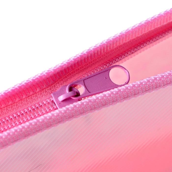 Папка для тетрадей А5, 230 х 190 х 50 мм, молния сверху, пластиковая, Calligrata  Папка для тетрадей А5, 230 х 190 х 50 мм, молния сверху, пластиковая, Calligrata "Зайчик"