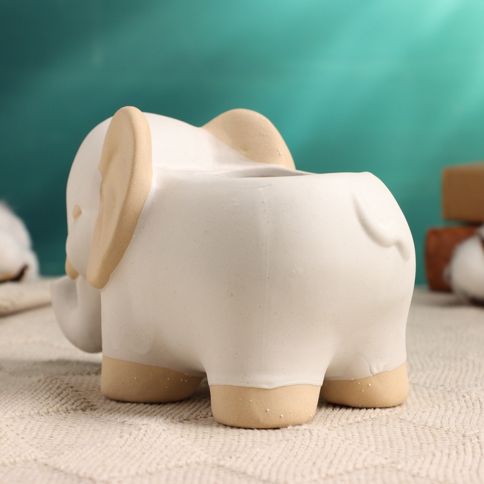 Кашпо  Кашпо "Слоник" 16х9х10см