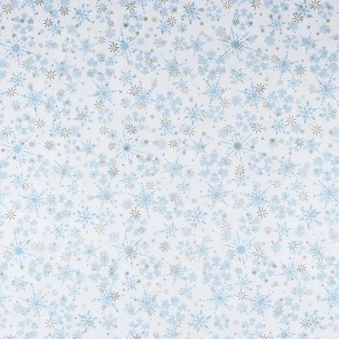 Упаковочная бумага на новый год, двухсторонняя крафтовая «С Новым годом!», 70 х 100 см