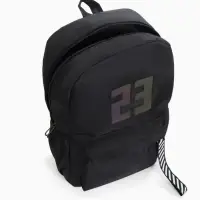 Рюкзак молодёжный на молнии, с карманами, с цифрой 23, размер 31&times;15&times;45 см, чёрный