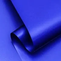 Пленка матовая для цветов и букетов, базовые цвета, синяя, 57 см&times;10 м