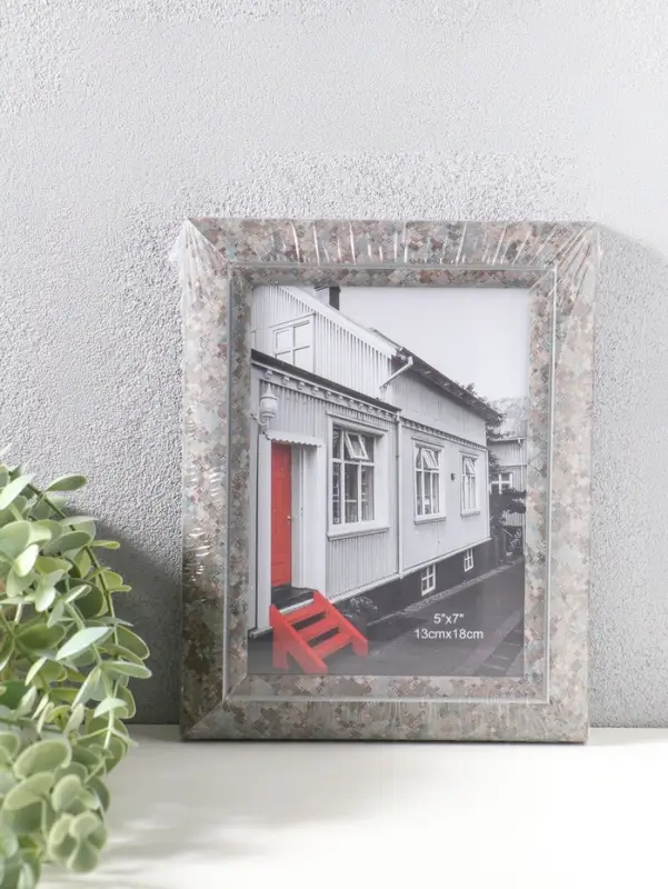 Фоторамка пластик 13х18 см "Марокканская мозаика" оттенки коричневого 23х18х2