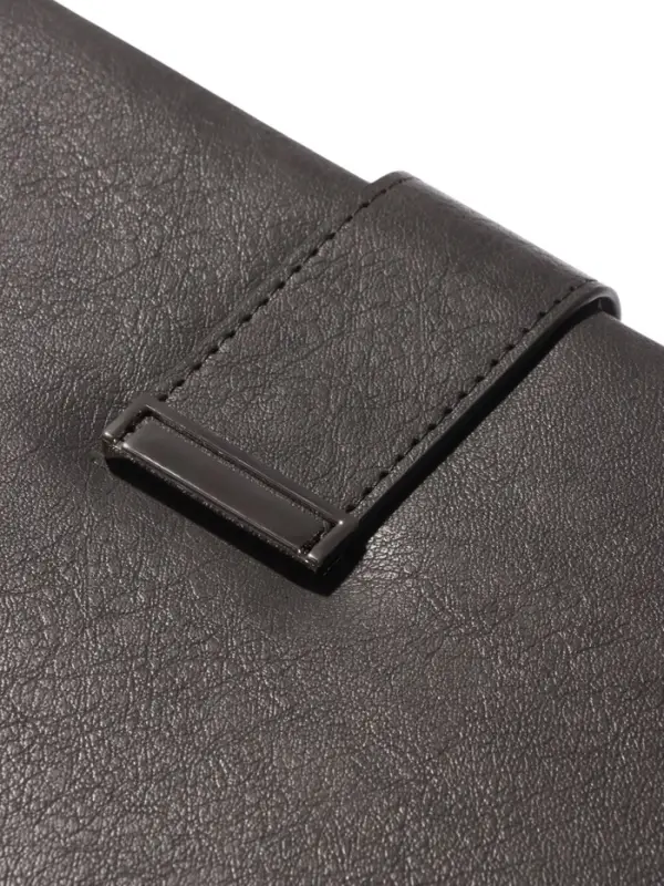 Ежедневник недатированный формат А5, с хлястиком, 112л, линия, пвх, Серый Ежедневник недатированный формат А5, с хлястиком, 112л, линия, пвх, Серый