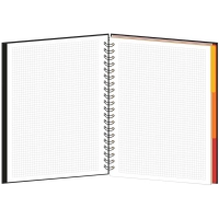 Бизнес-тетрадь Wisdom 9 А4,120л,200х274, 3 разд, клетка, диз 4, 0009