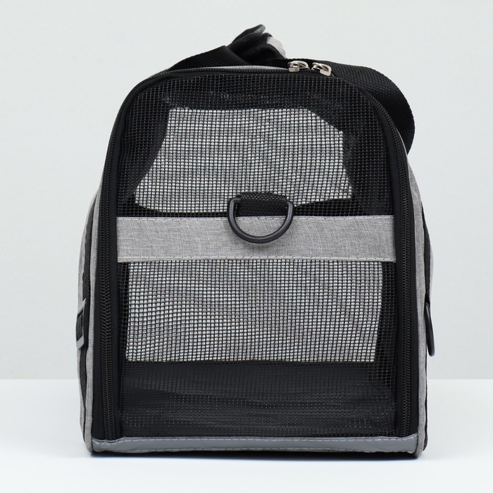 Сумка-переноска сетчатая, 42 х 21 х28 см, серая Сумка-переноска сетчатая, 42 х 21 х28 см, серая