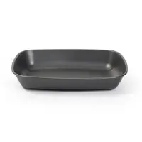 Туалет округлый, 33.5&times;25&times;6 см, без сетки, серый
