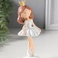 Сувенир полистоун "Малышка-принцесса, маленькая балерина" 6,5х5,5х15 см