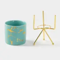 Конфетница &laquo;Изумруд&raquo;, 220 мл, 8.5&times;14 см, керамика, изумрудная