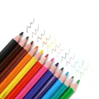 Цветные карандаши, 12 цветов, мини, шестигранные, БукиБяки