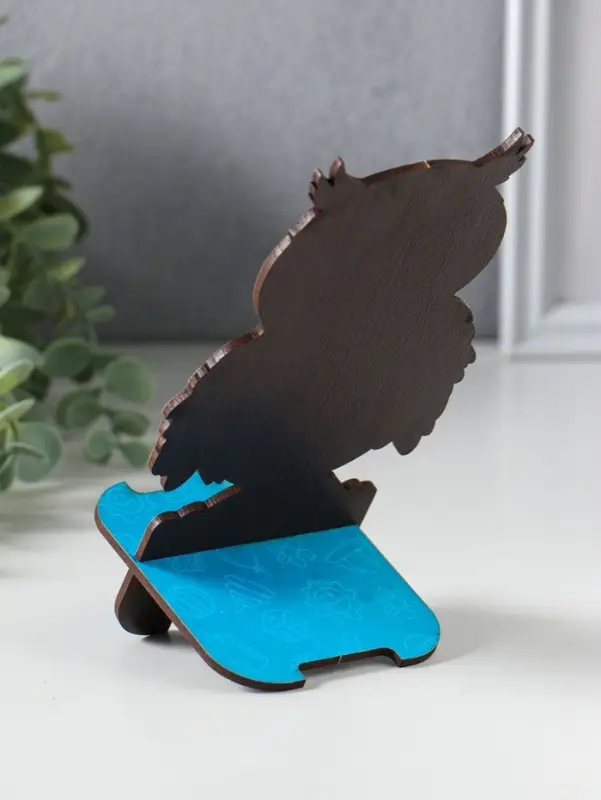 Подставка под телефон "Сова" 19х10 см, вид 2