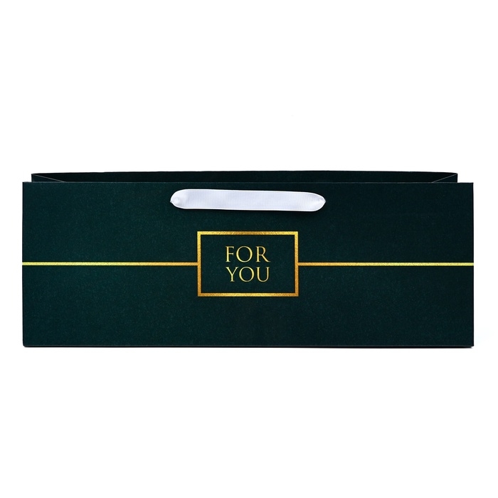 Пакет под бутылку горизонтальный «Тебе», 36 × 10 × 13 см