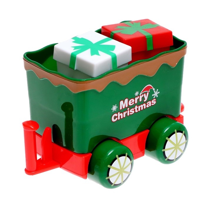 Железная дорога «Новогодний поезд», работает от батареек Железная дорога «Новогодний поезд», работает от батареек