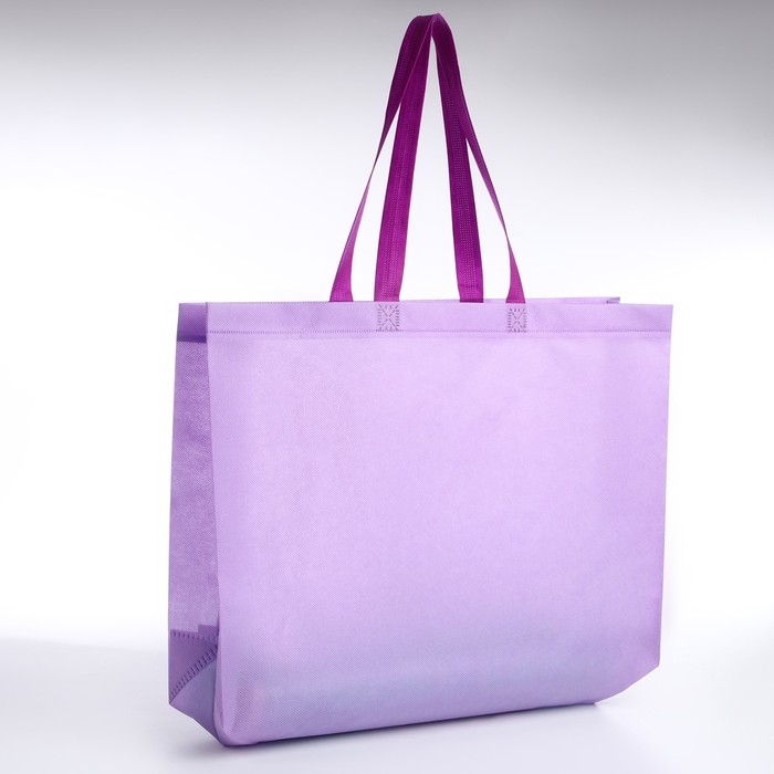 Сумка пляжная без застёжки, цвет сиреневый Сумка пляжная без застёжки, цвет сиреневый