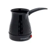 Турка электрическая Energy EN-293, 600 Вт, 300 мл, 60 см, термостойкий пластик, чёрная