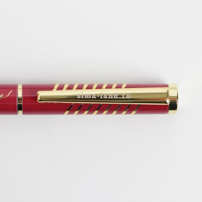 Ручка шариковая в подарочном футляре, металл, синяя паста, 1.0 мм «С днем учителя» Ручка шариковая в подарочном футляре, металл, синяя паста, 1.0 мм «С днем учителя»